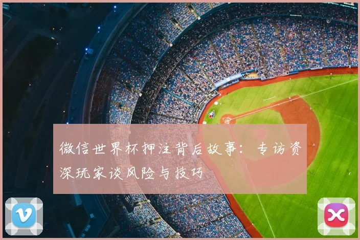 微信世界杯押注背后故事：专访资深玩家谈风险与技巧