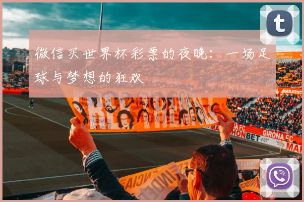 微信买世界杯彩票的夜晚：一场足球与梦想的狂欢